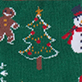 Kids Paper Cut Christmas Crew Socks