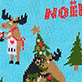 Kids Wild About Christmas Crew Socks