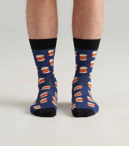 Beer Cans Men's Crew Socks