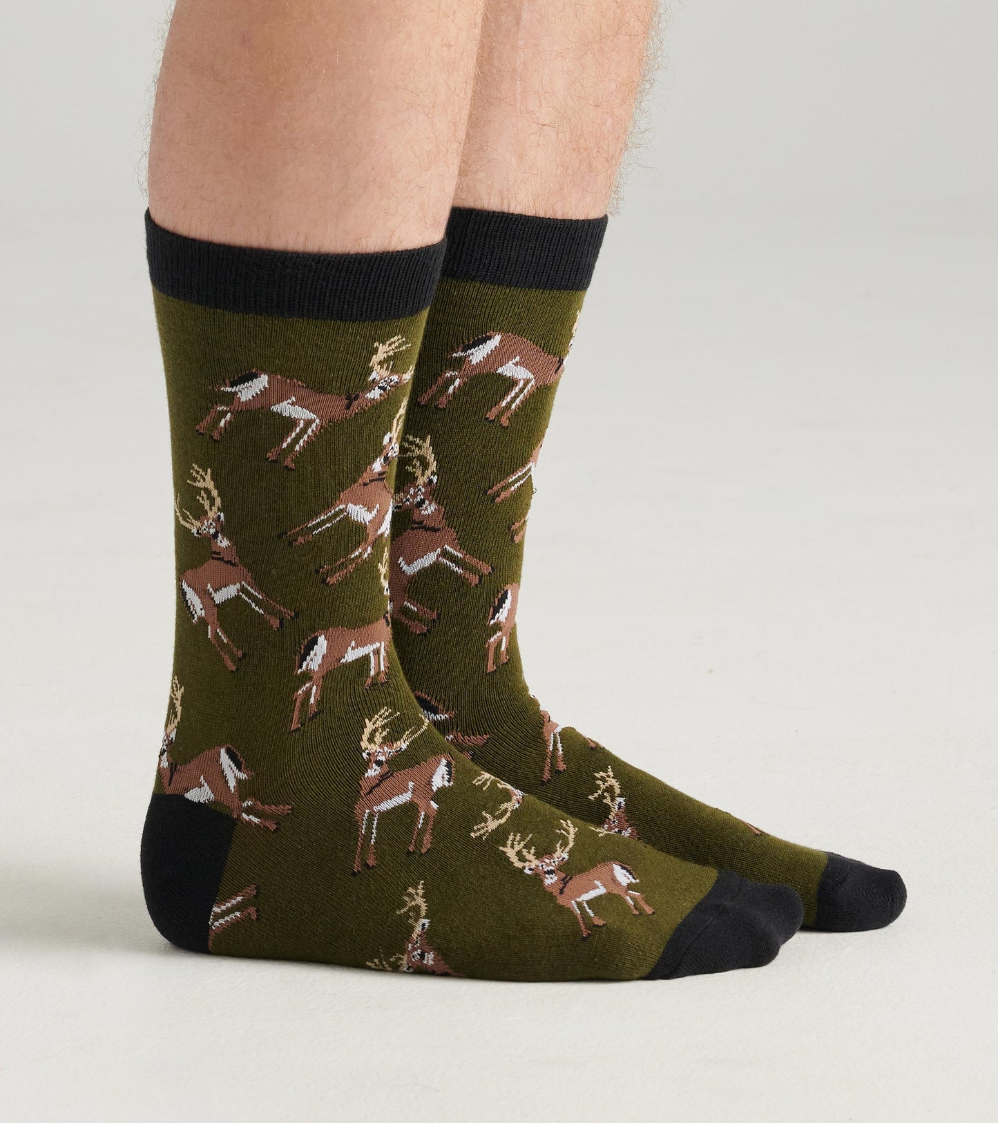 Lots Of Bucks Men's Crew Socks