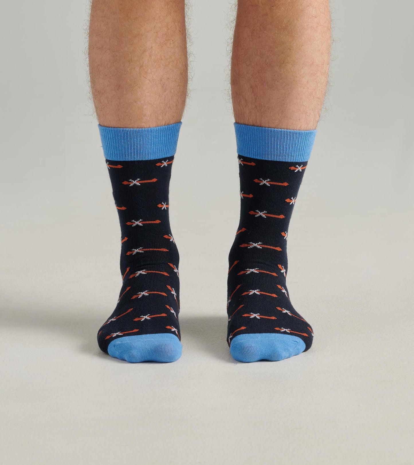 Mini Canoes Men's Crew Socks