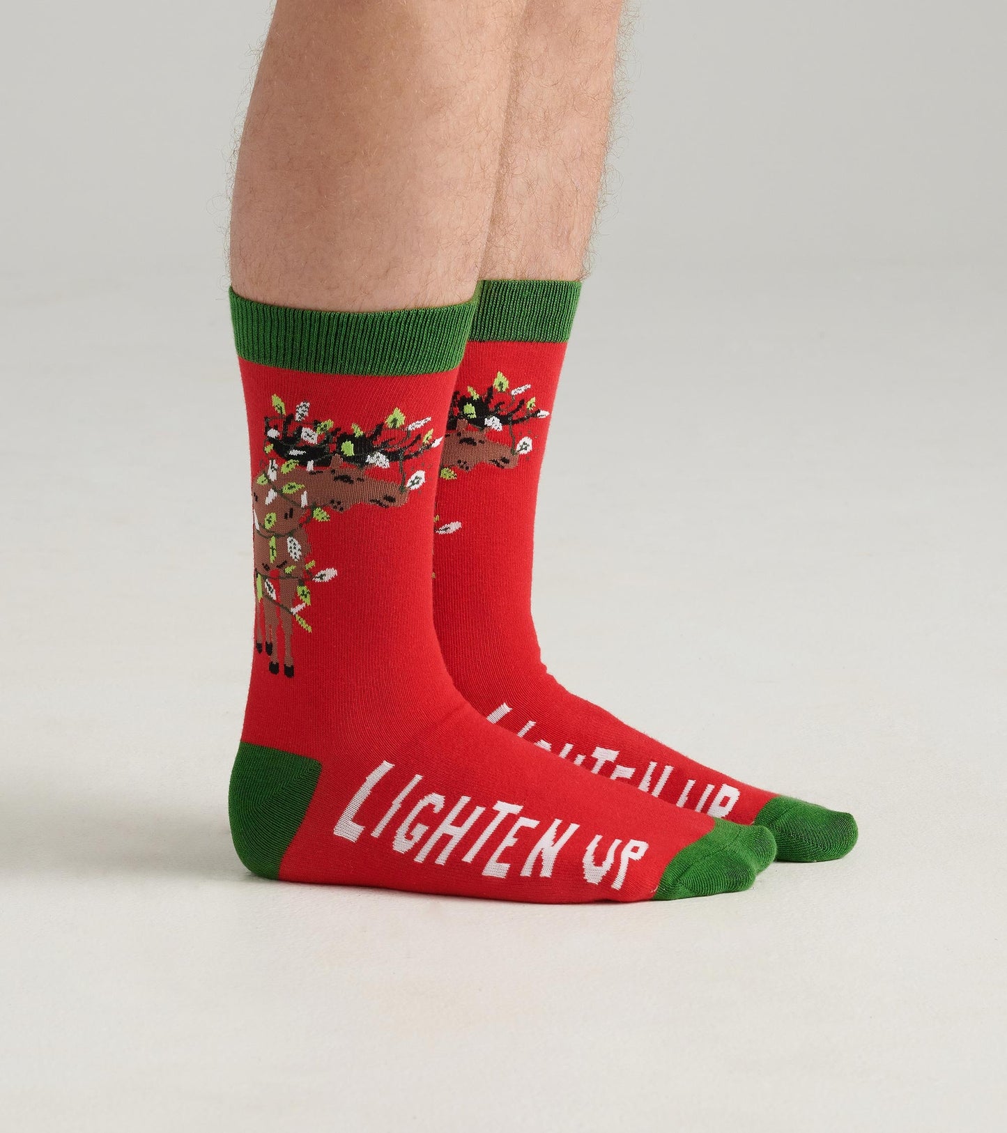 Men's Lighten Up Moose Crew Socks