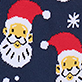 Men's Allover Santa Socks