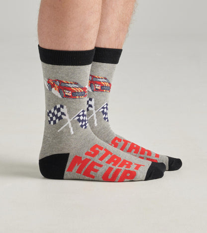 Start Me Up Men's Crew Socks