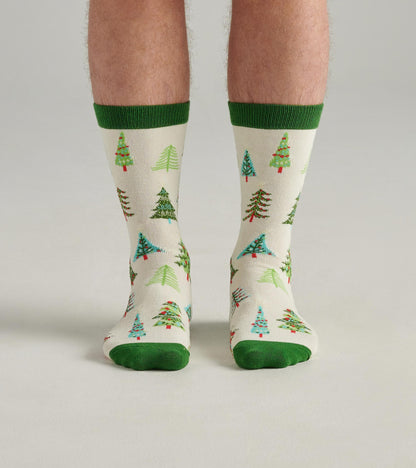 Men's Christmas Trees Crew Socks