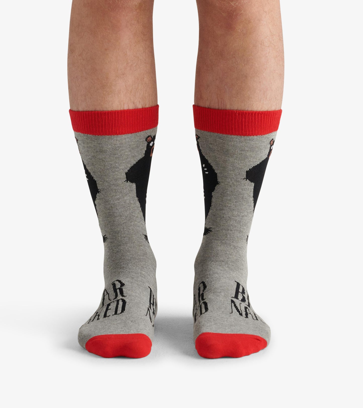 Bear Naked Men's Crew Socks