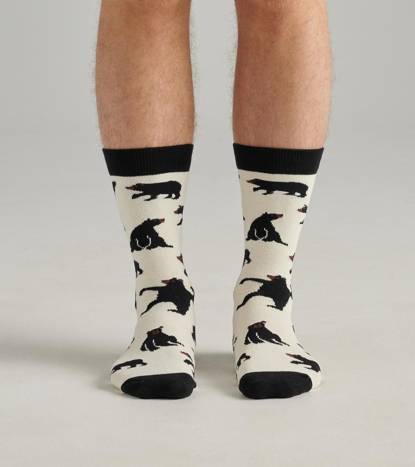 Black Bears Men's Crew Socks