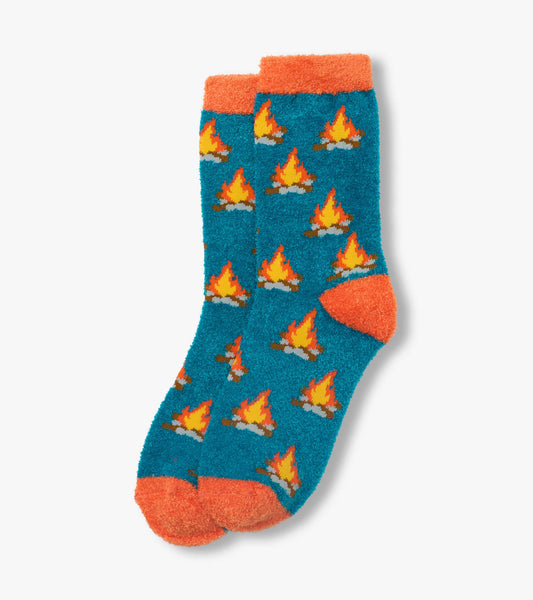 Adult Campfire Fuzzy Socks
