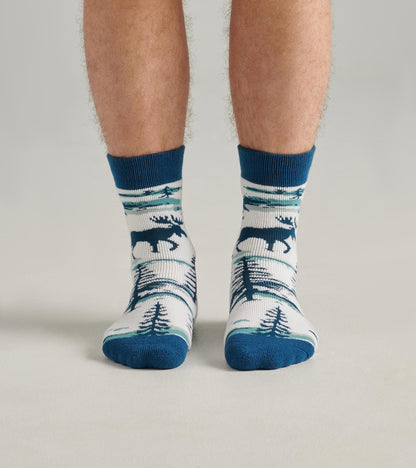 Roaming Moose Cozy Socks