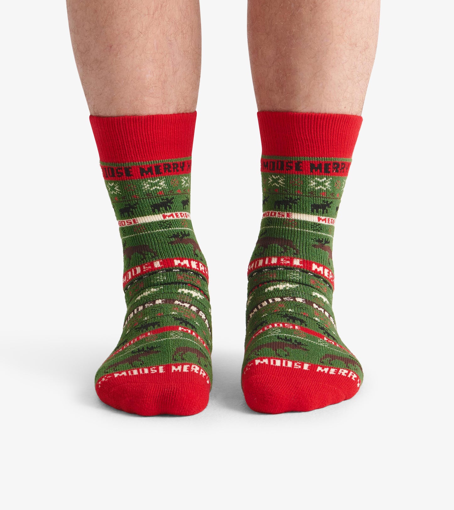 Men's Merry X-Moose Cozy Socks