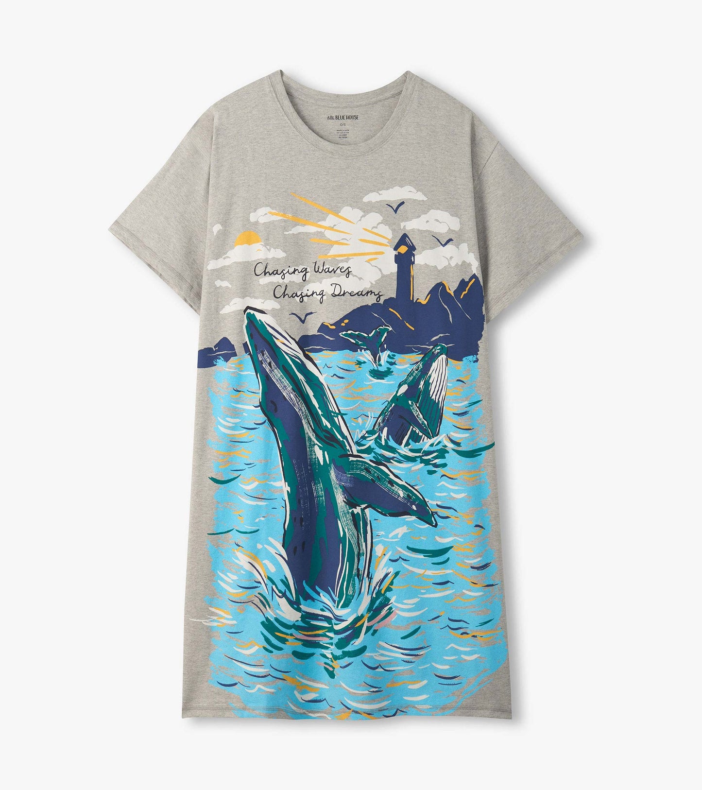 Women's Fun Whales Sleepshirt