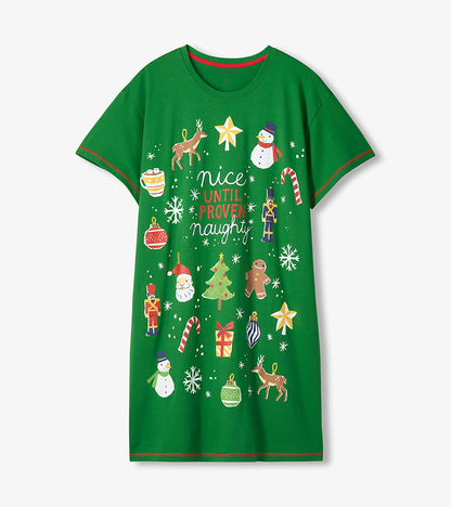 Women's Nice Until Cotton Sleepshirt