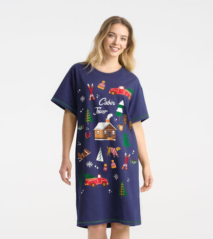 Women's Winter Cabin Sleepshirt