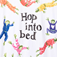 View Women's Hop into Bed Sleepshirt - Illustrated text "Hop into bed" with rabbits, flowers, and birds around the border