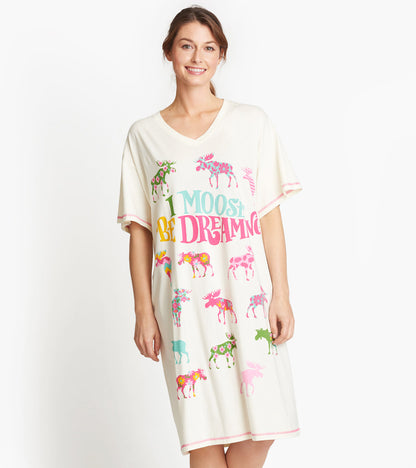 I Moose Be Dreaming Women's Sleepshirt