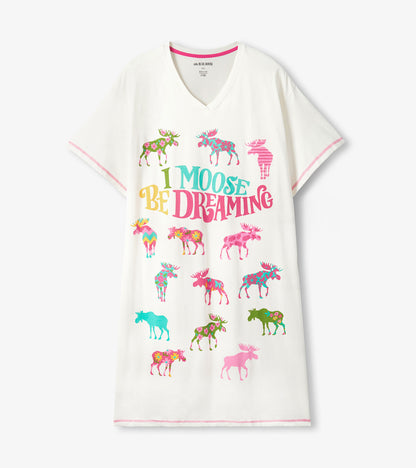I Moose Be Dreaming Women's Sleepshirt