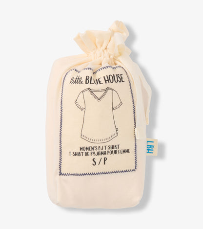 Women's Cream V-Neck T-Shirt