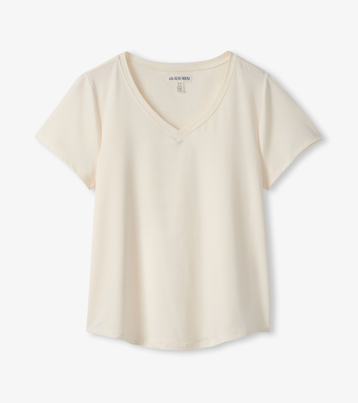 Women's Cream V-Neck T-Shirt