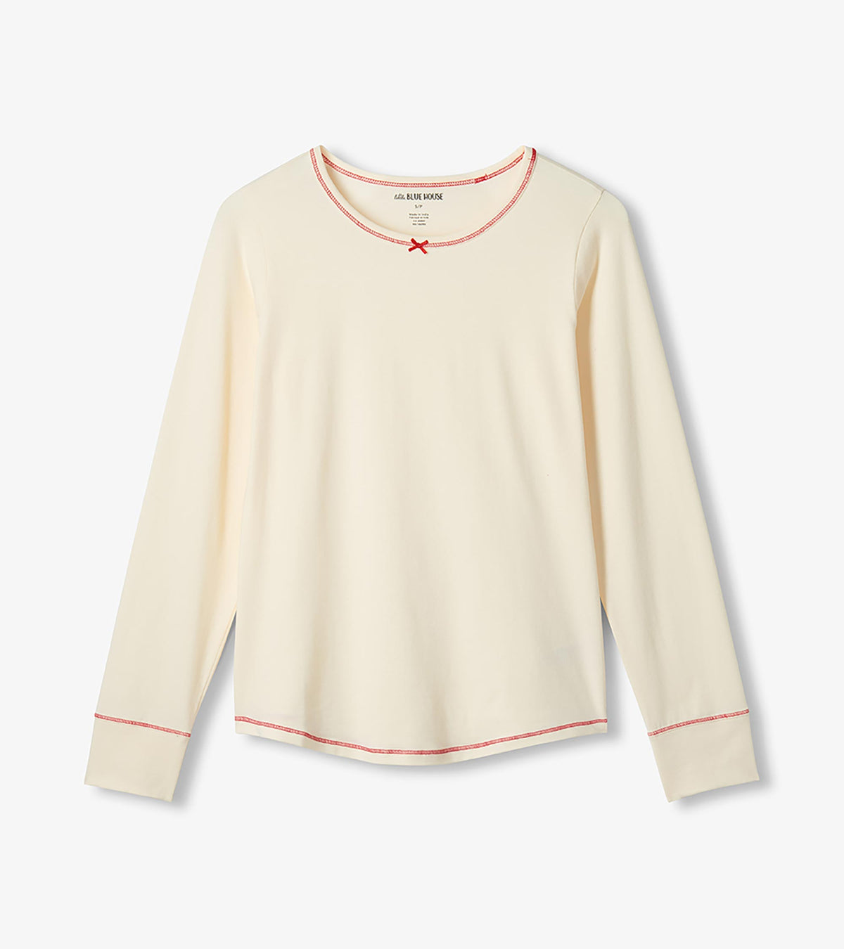 Women's Cream Stretch Jersey Top