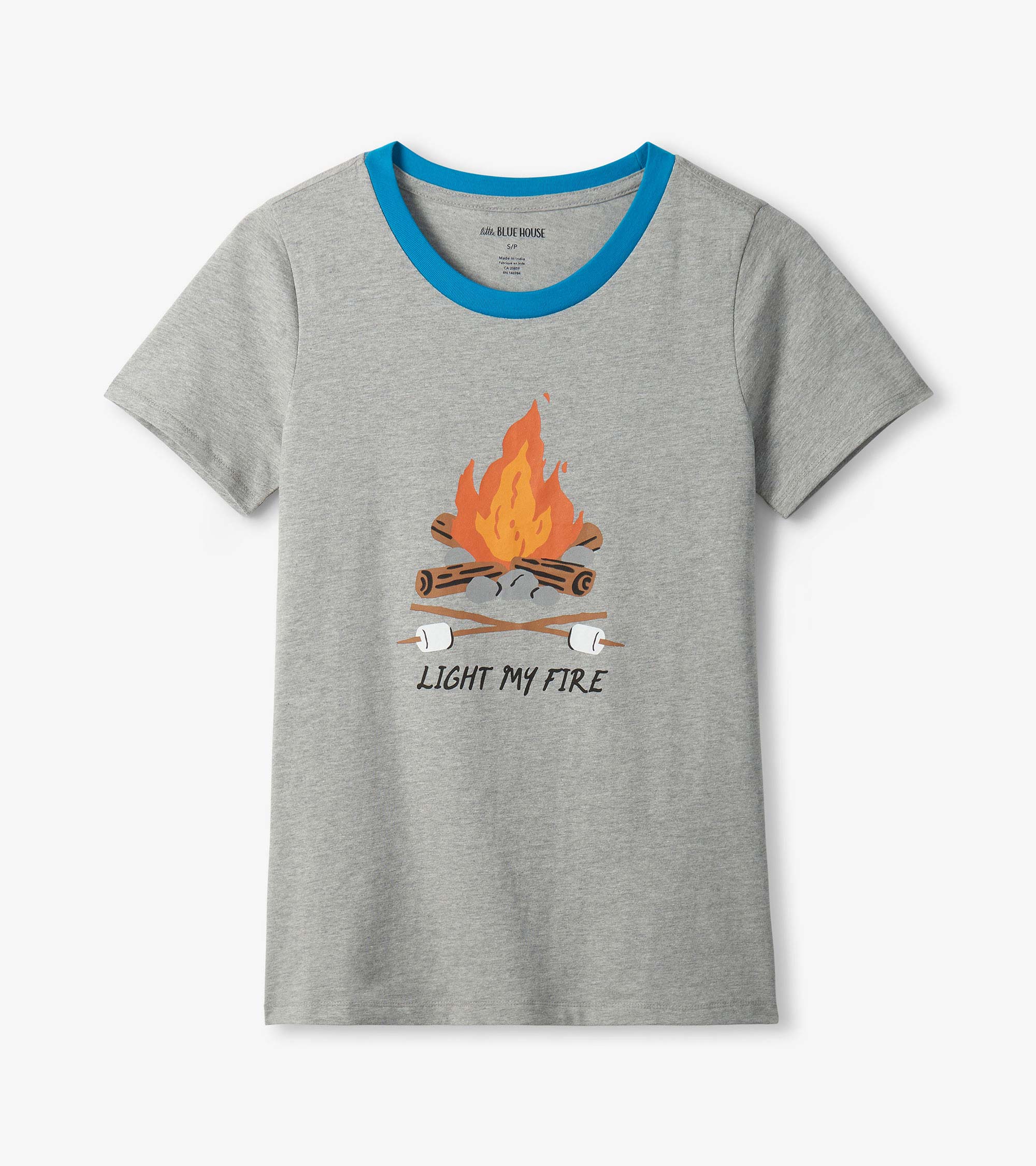 Women's Retro Camping Pajama T-Shirt