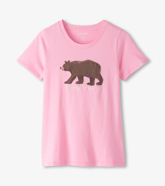 Women's Bearly Sleeping Pajama T-Shirt