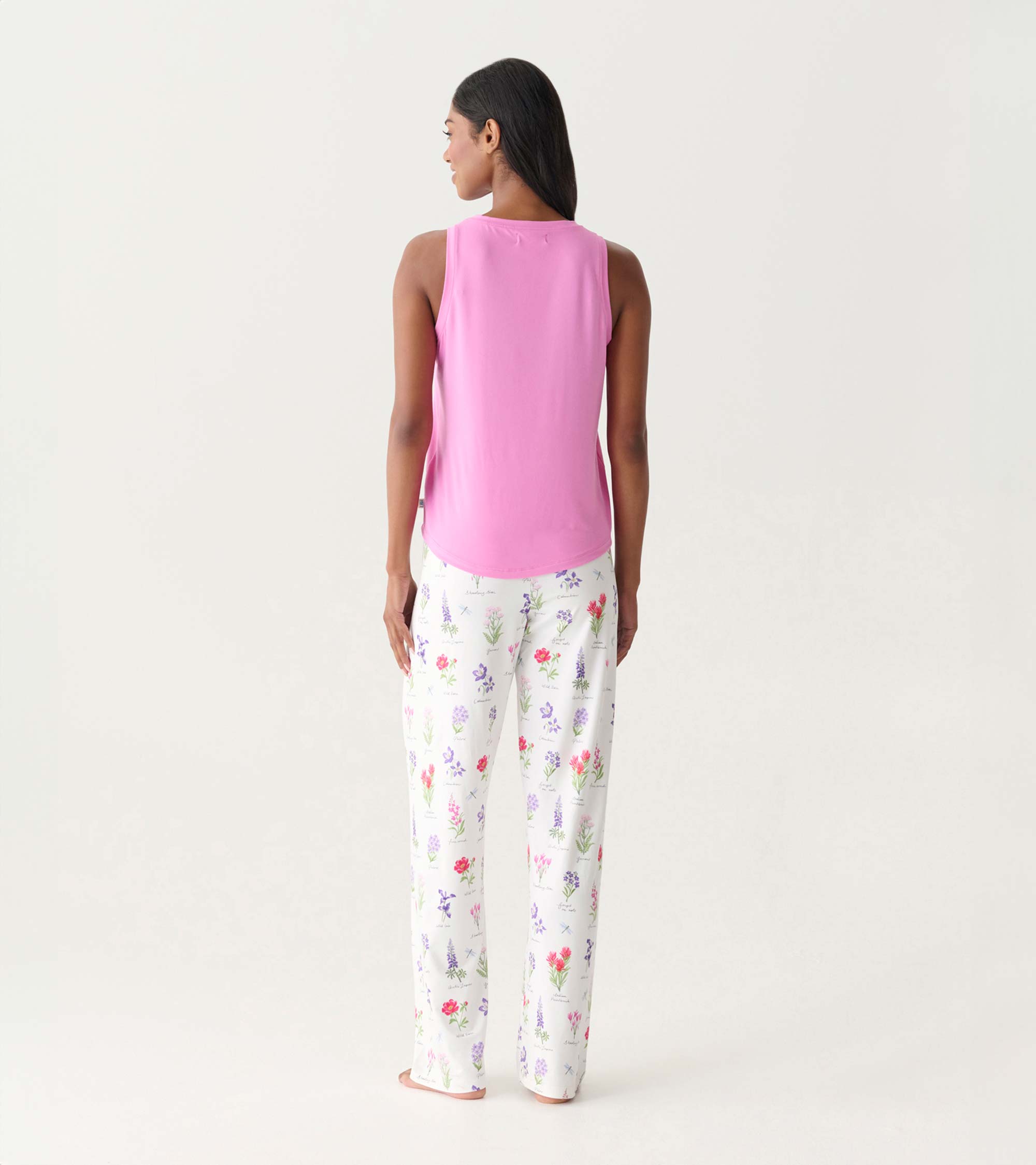 Women's Pink Pajama Tank