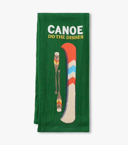 Canoe Do The Dishes Tea Towel