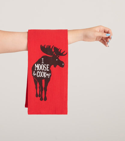 I Moose Be Cooking Tea Towel