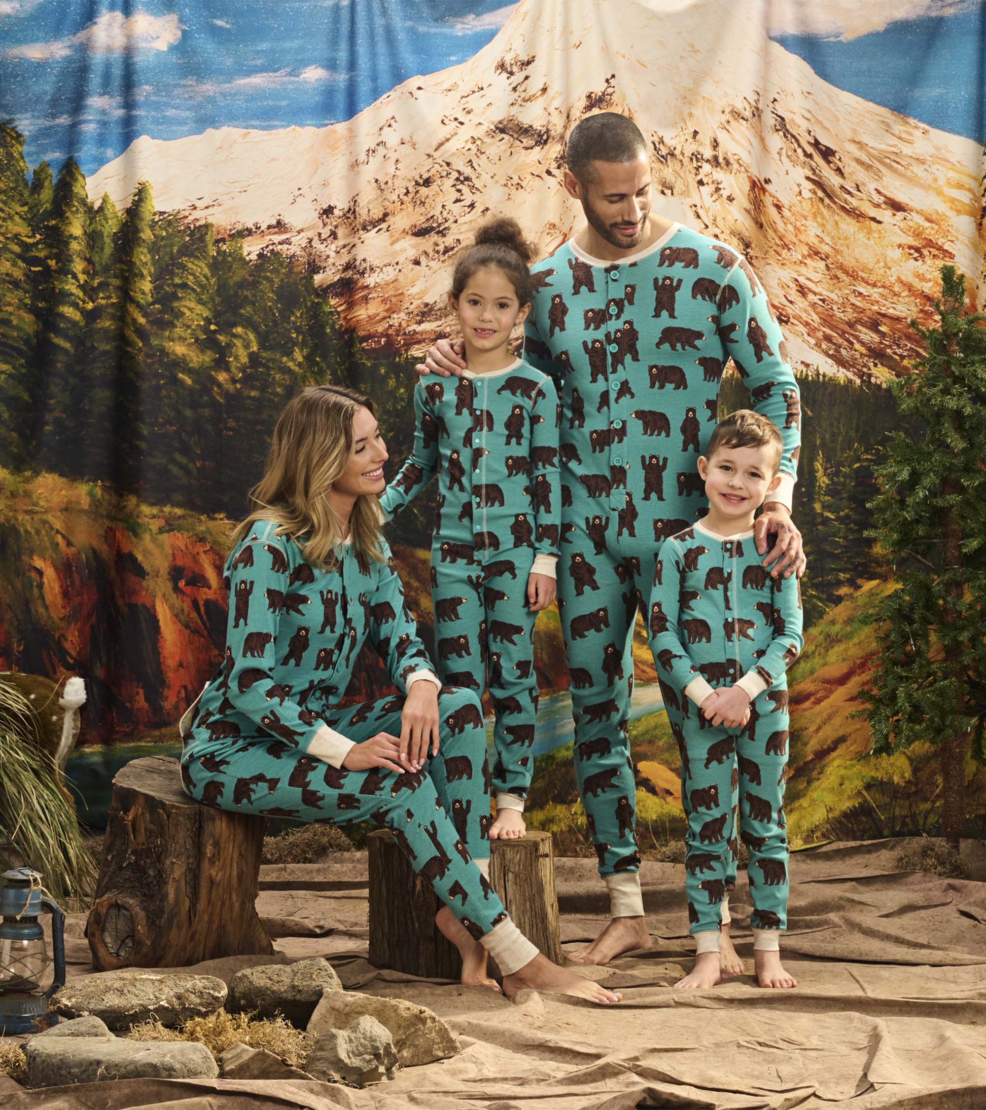 Kids Brown Bears Onesie