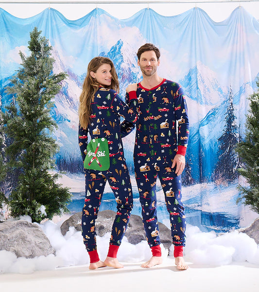 Adult Winter Cabin Onesie