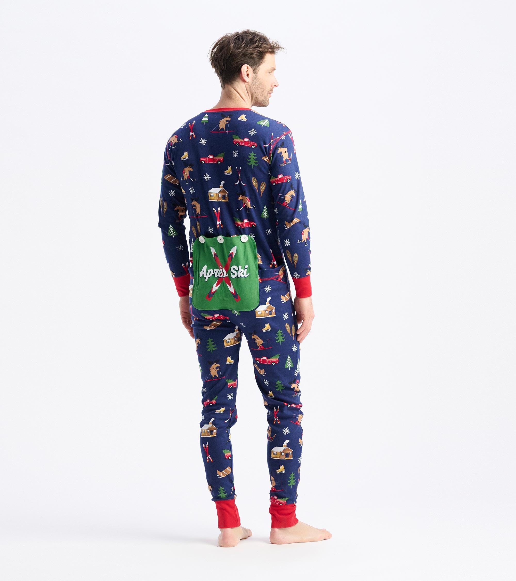 Adult Winter Cabin Onesie