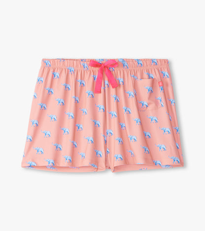 Capelton Road Women's Elephantastic Pajama Shorts