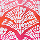 View Women's Rainbow Cabana Summer Dress - Pink and white abstract fan pattern