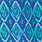 View Women's Painted Diamonds Skort - Blue and teal diamond pattern on a dark blue background
