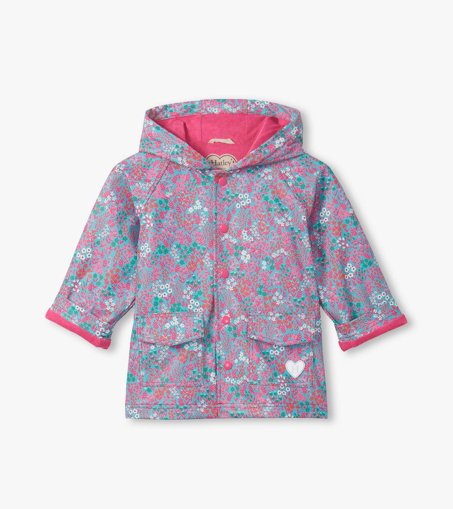 Girls Wildflowers Rain Jacket