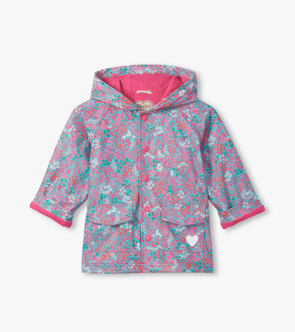 Girls Wildflowers Rain Jacket