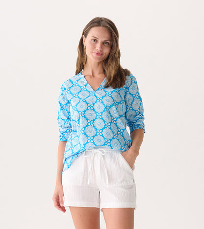 Women's Gradient Flowers Delray Beach Tunic