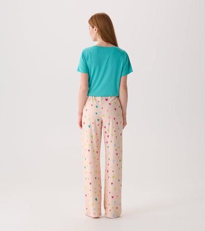 Capelton Road Women's Jelly Bean Hearts Pajama Pants