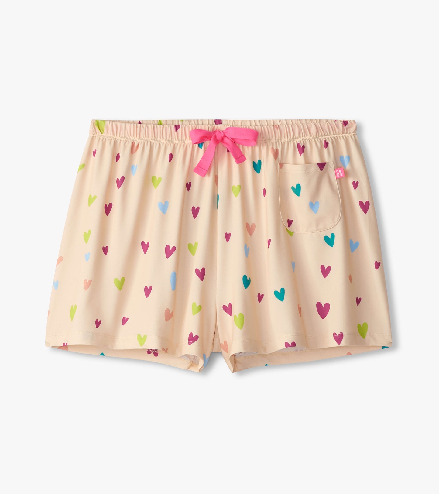 Capelton Road Women's Jelly Bean Hearts Pajama Shorts