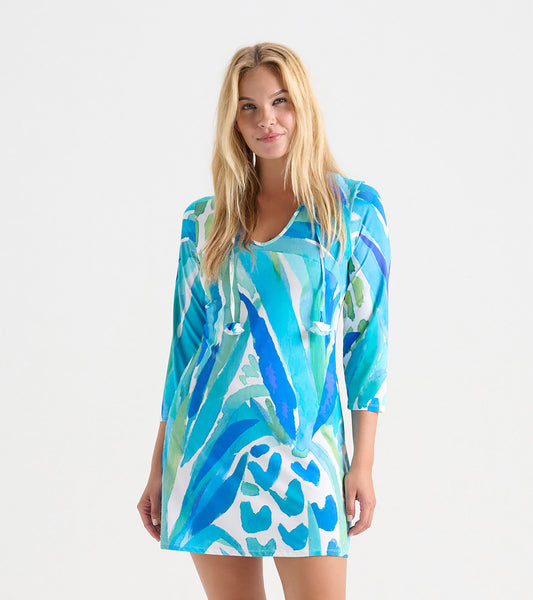 Women's Painted Pineapple Seaside Beach Dress