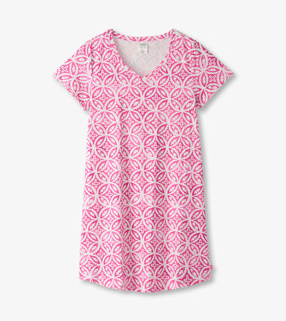 Women's Pink Lotus Nightdress