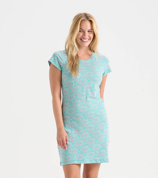 Women's Skipped Stones Crew Neck T-Shirt Dress