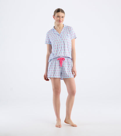 Women's Wild Flowers Short Pajama Set