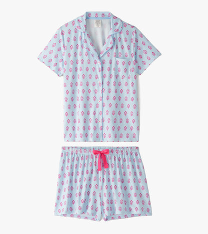 Women's Wild Flowers Short Pajama Set