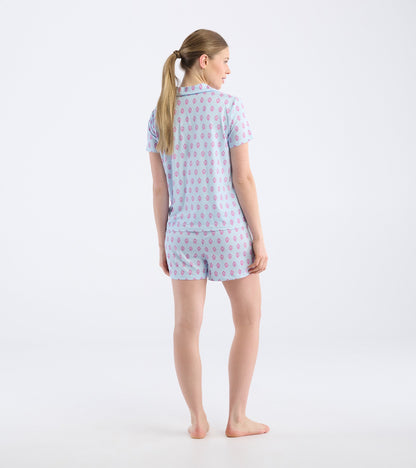 Women's Wild Flowers Short Pajama Set