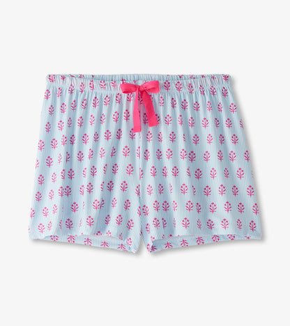 Women's Wild Flowers Short Pajama Set