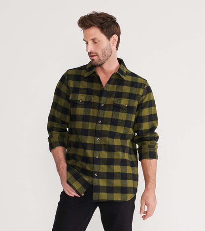 Forest Plaid Men’s Heritage Flannel Shirt