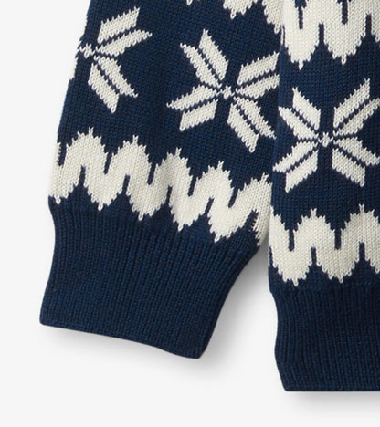 Boys Winter Knit Mock Neck Sweater