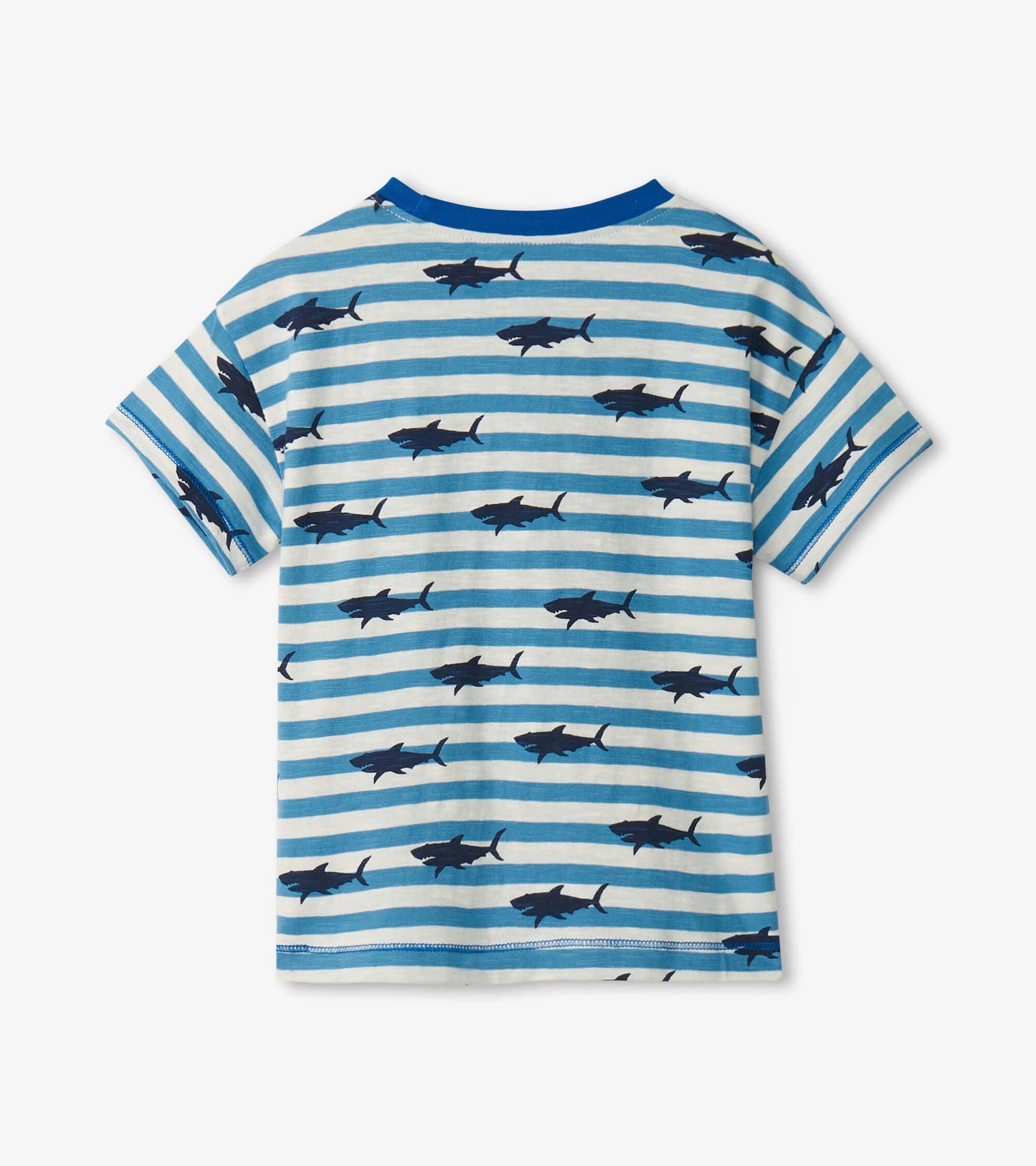 Baby & Toddler Boys Shark Stripes Slouchy Tee