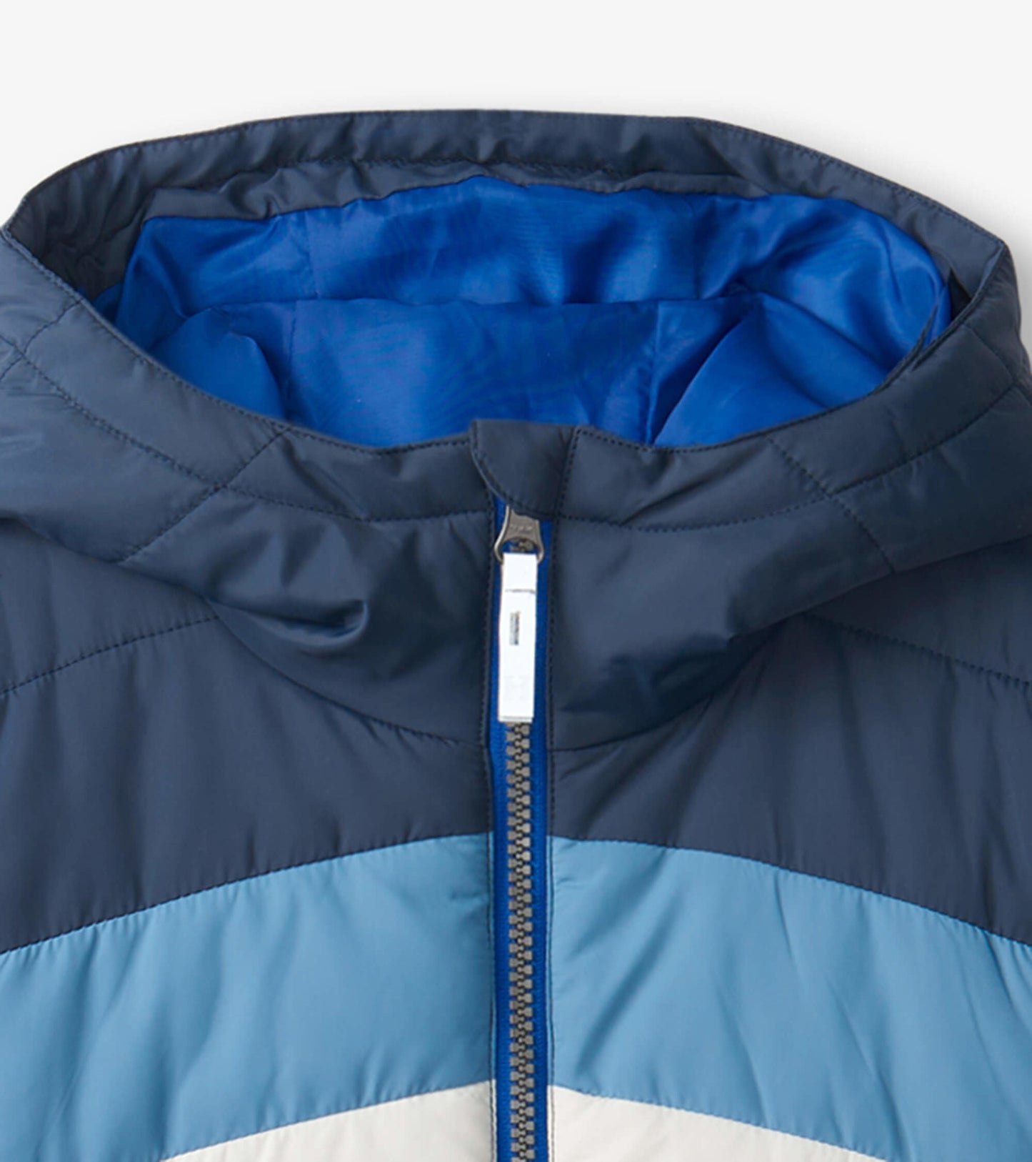 Black & Blue Kids Puffer Jacket